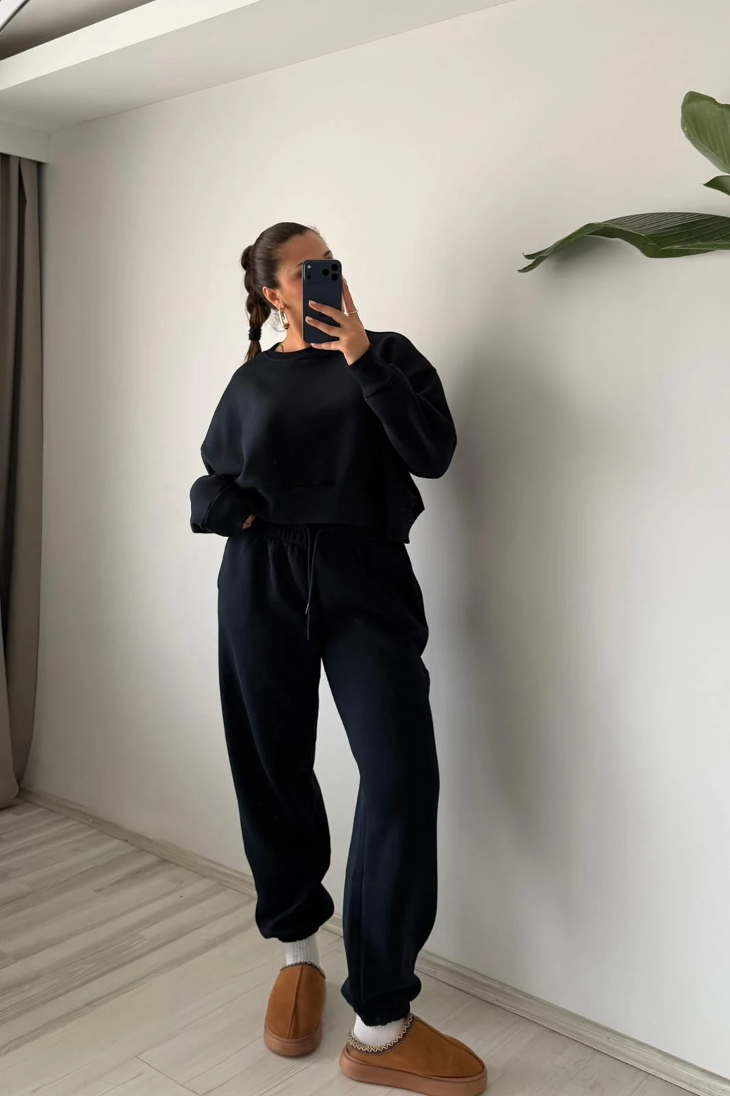 İçi Şardonlu Sweat Eşofman Takım