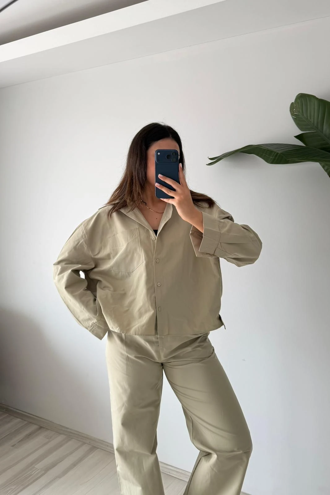 Hacimli Gömlek Palazzo Takım