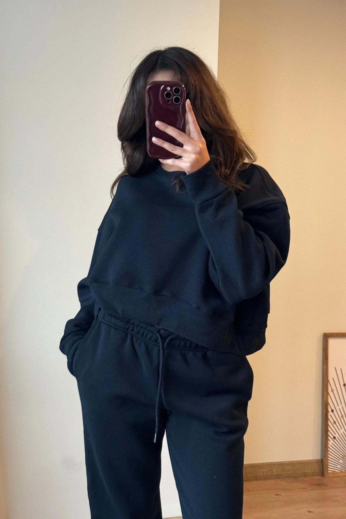 İçi Şardonlu Sweat Eşofman Takım