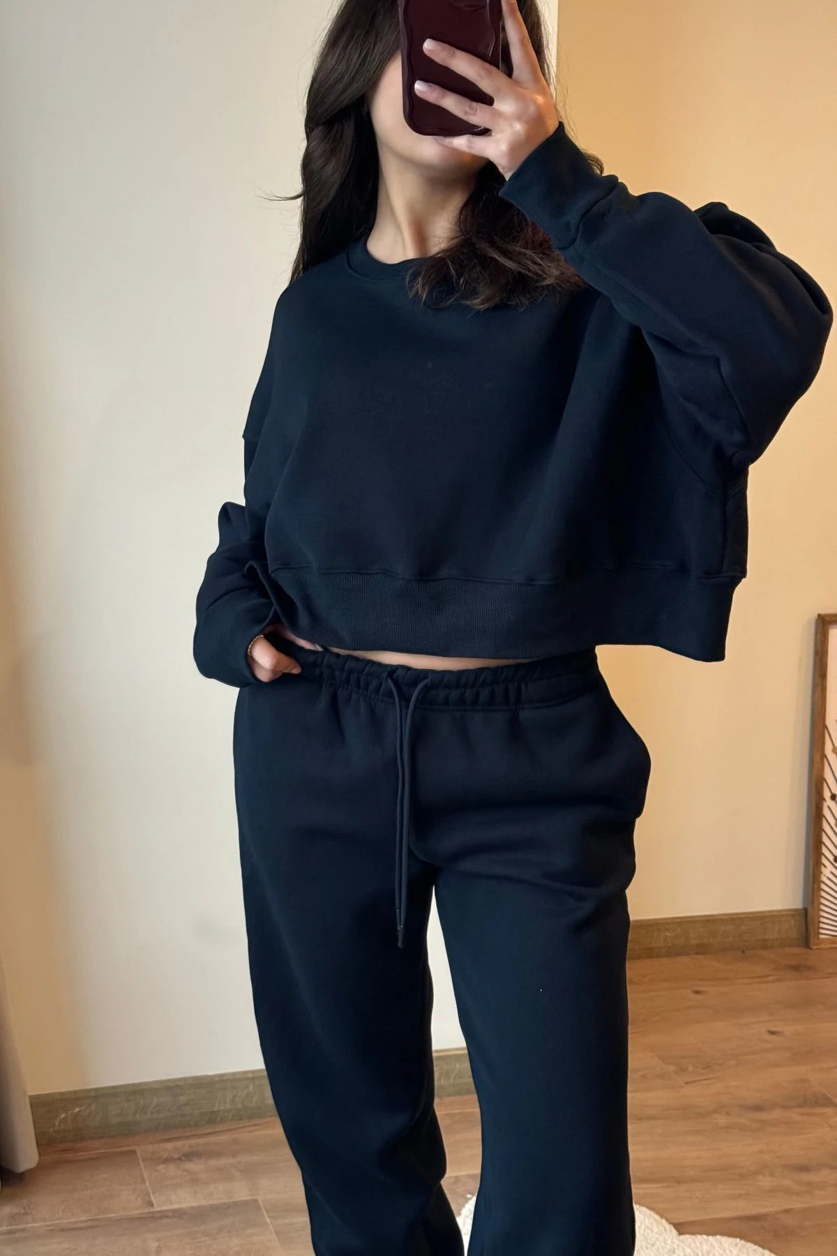 İçi Şardonlu Sweat Eşofman Takım