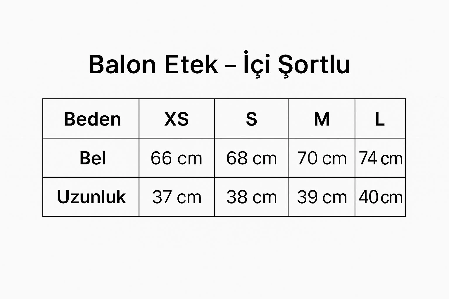 Kadın Siyah İçi Şortlu Balon Mini Etek