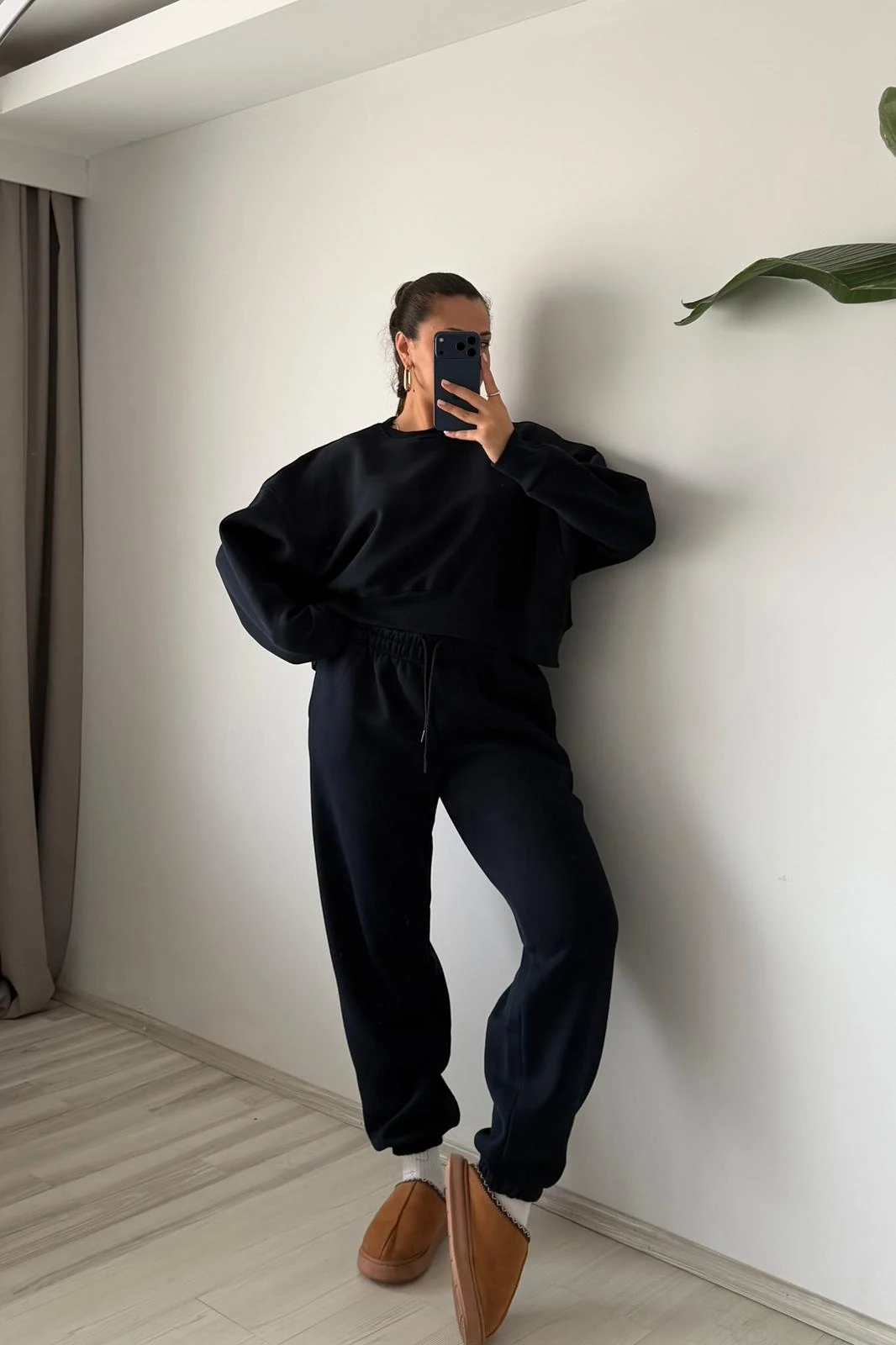 İçi Şardonlu Sweat Eşofman Takım