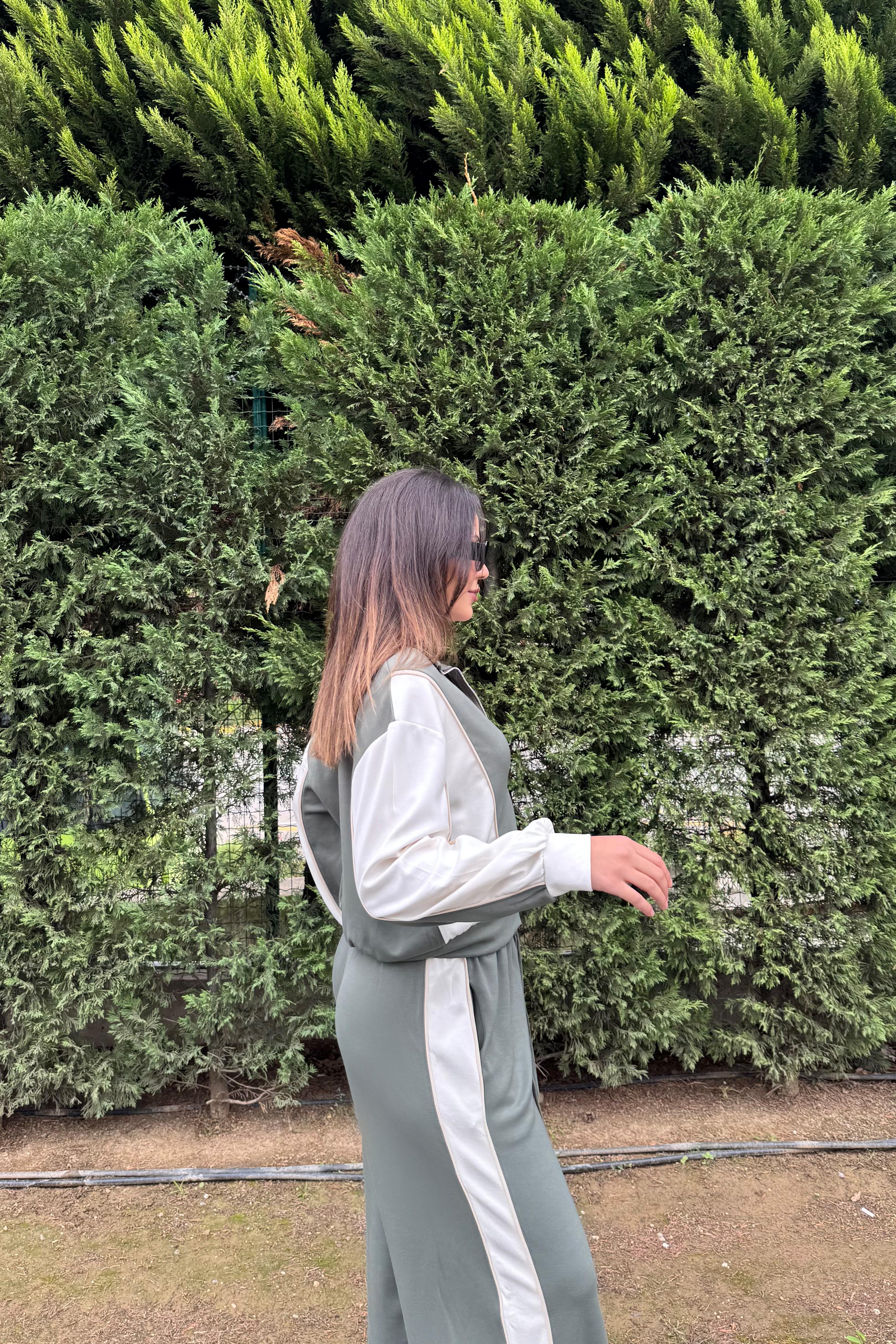 Modal Kumaş Eşofman Takımı Ribanalı