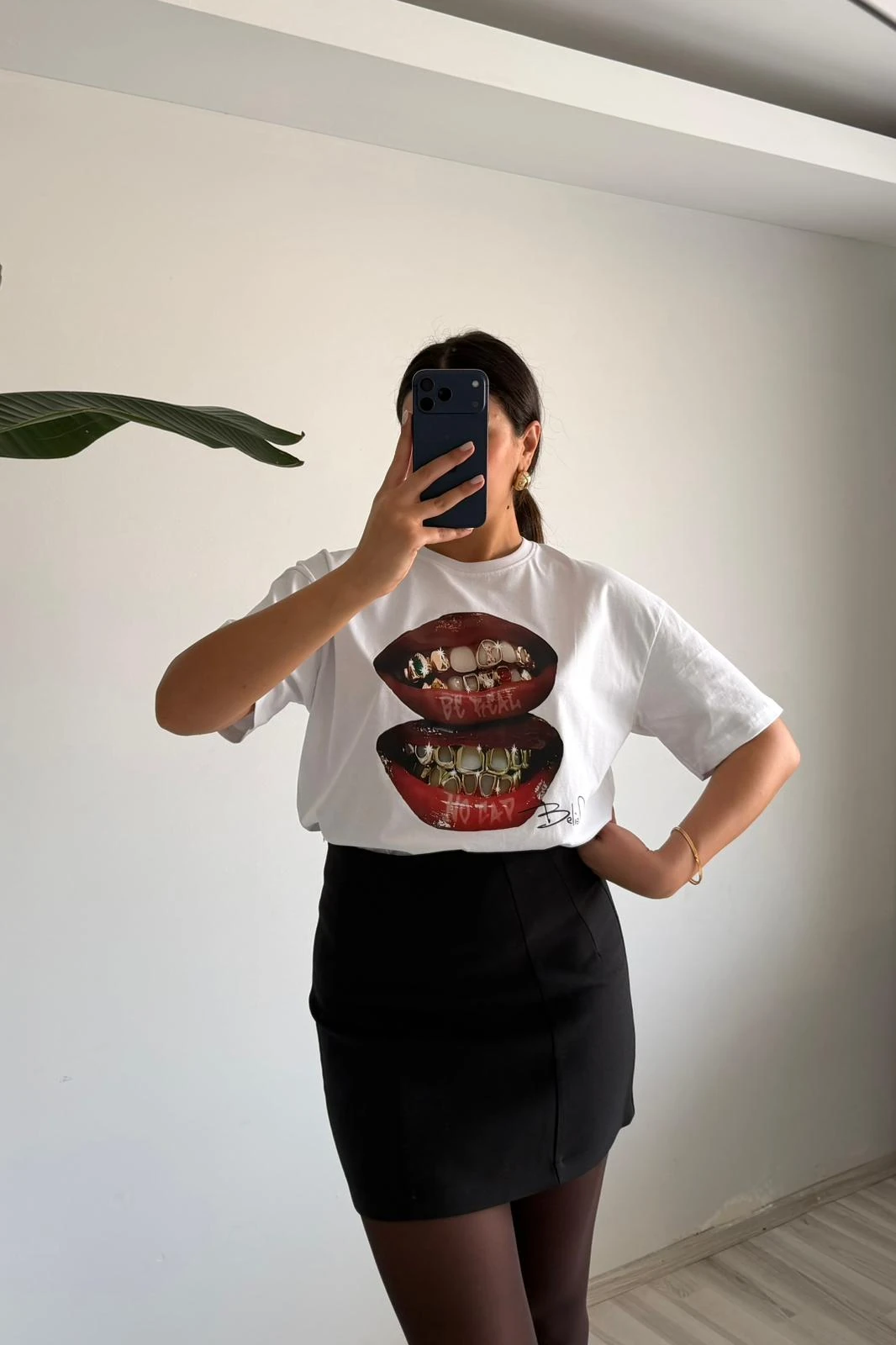 Baskılı Oversize Tişört – 3 Farklı Tasarım