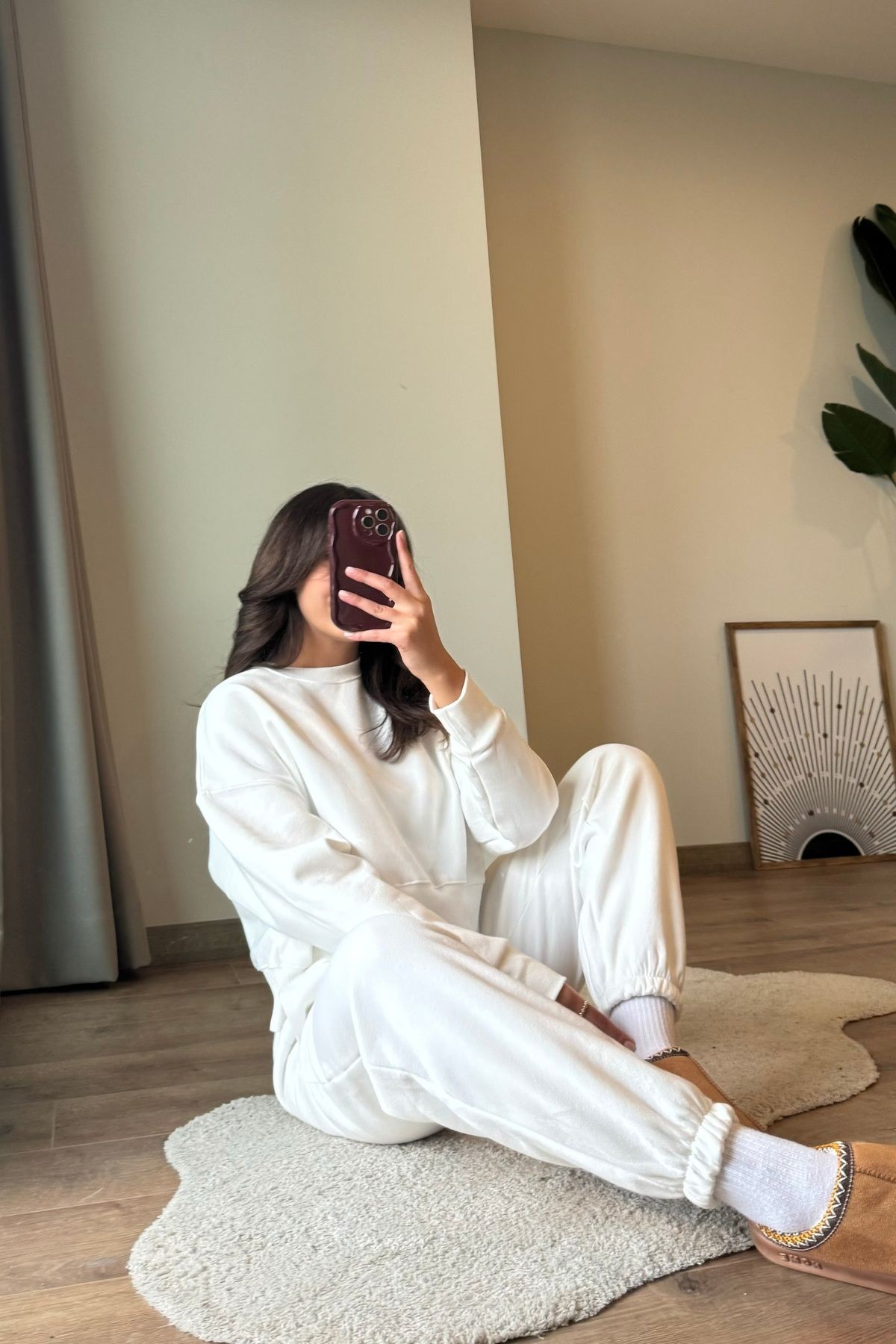 İçi Şardonlu Sweat Eşofman Takım