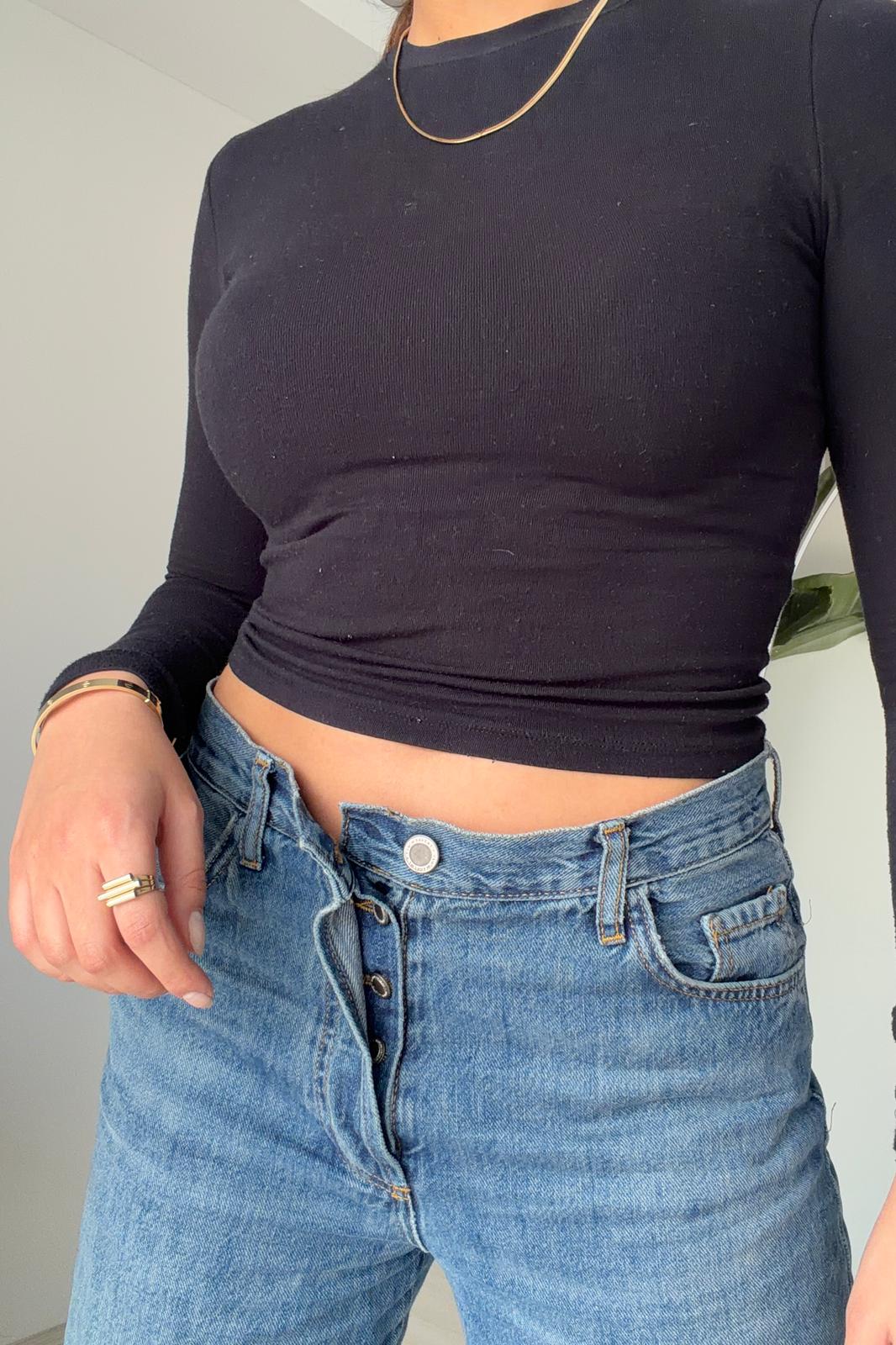 High Rise Wide Leg Jean