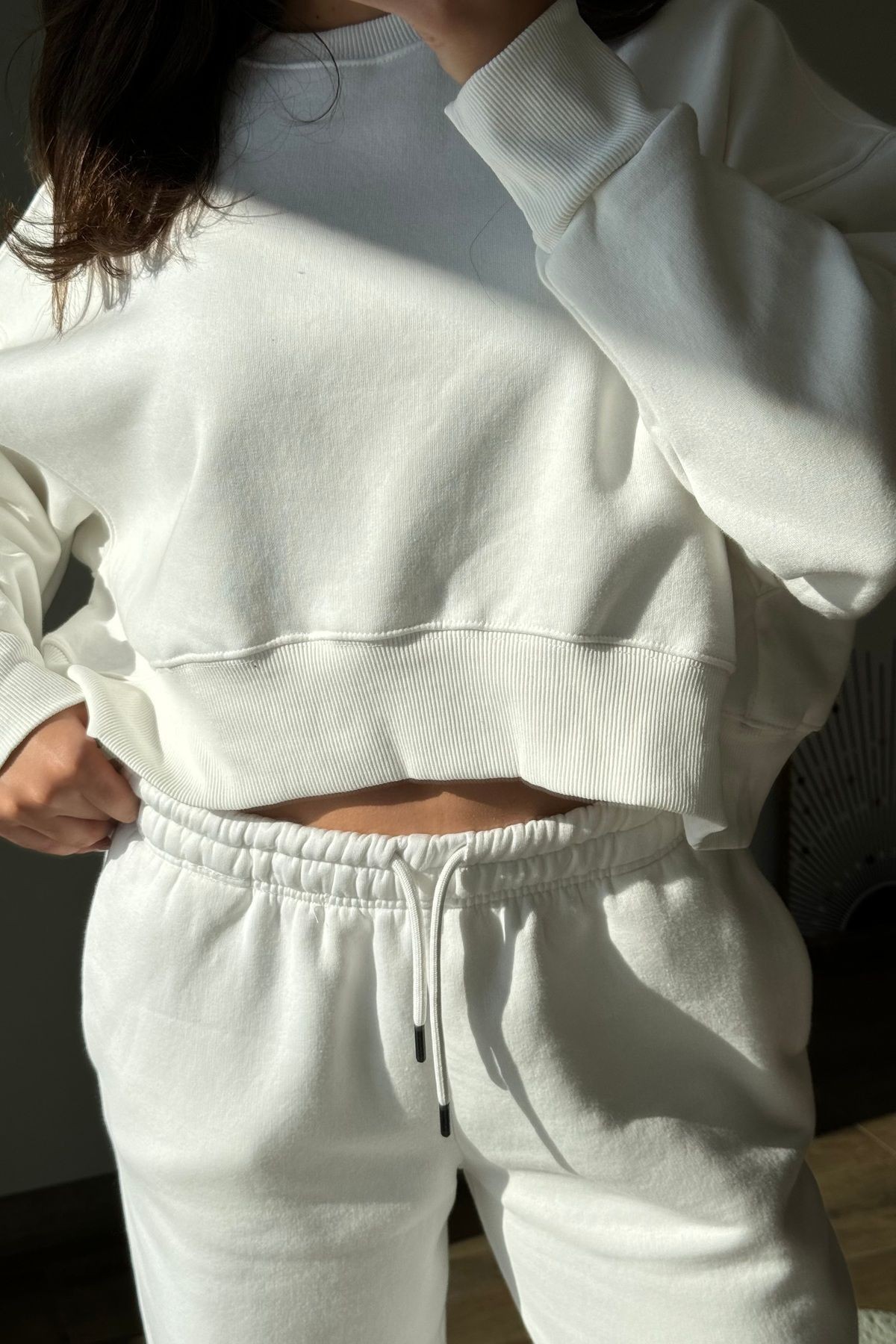 İçi Şardonlu Sweat Eşofman Takım