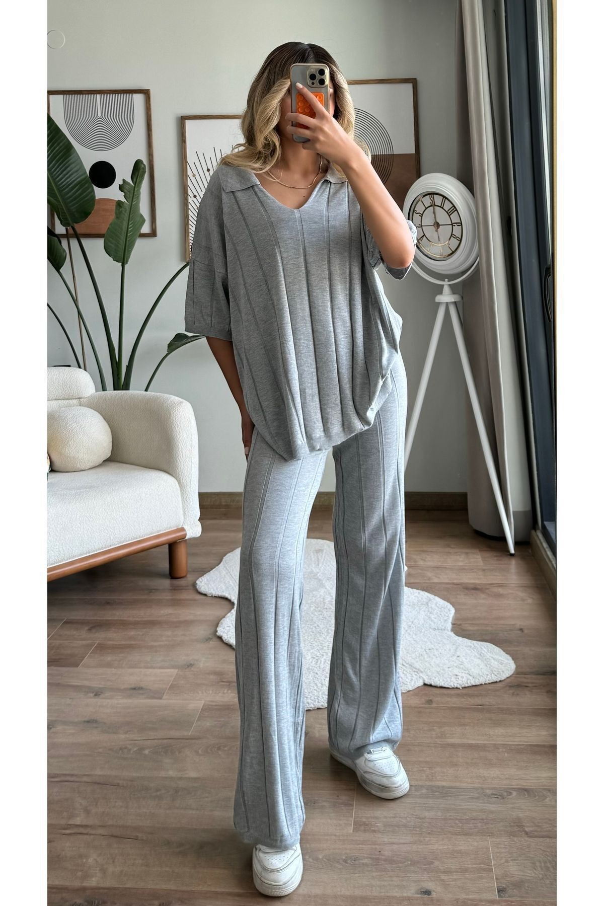 Oversize Triko Takım