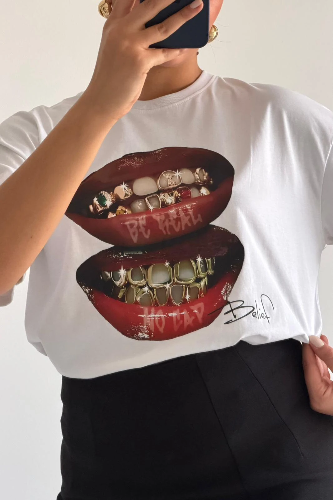 Baskılı Oversize Tişört – 3 Farklı Tasarım