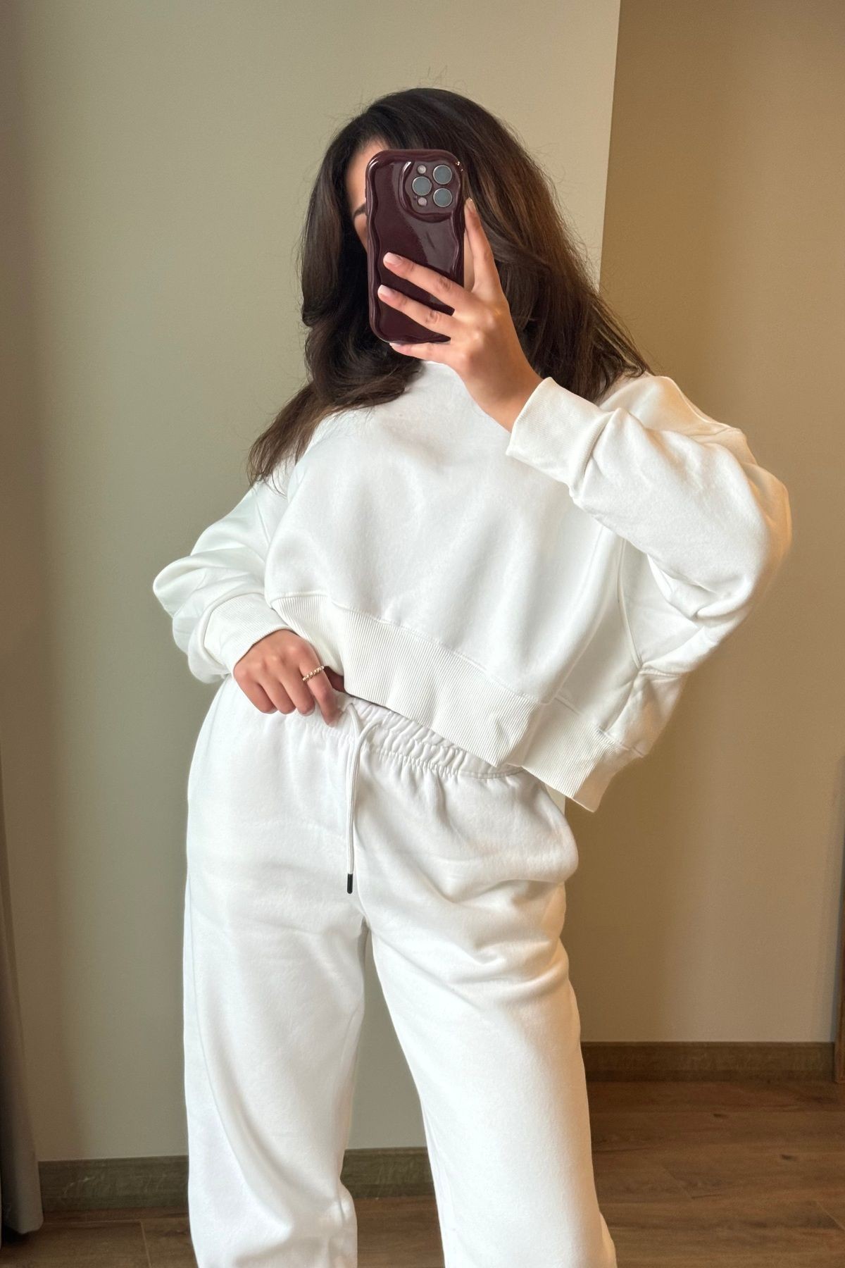 İçi Şardonlu Sweat Eşofman Takım