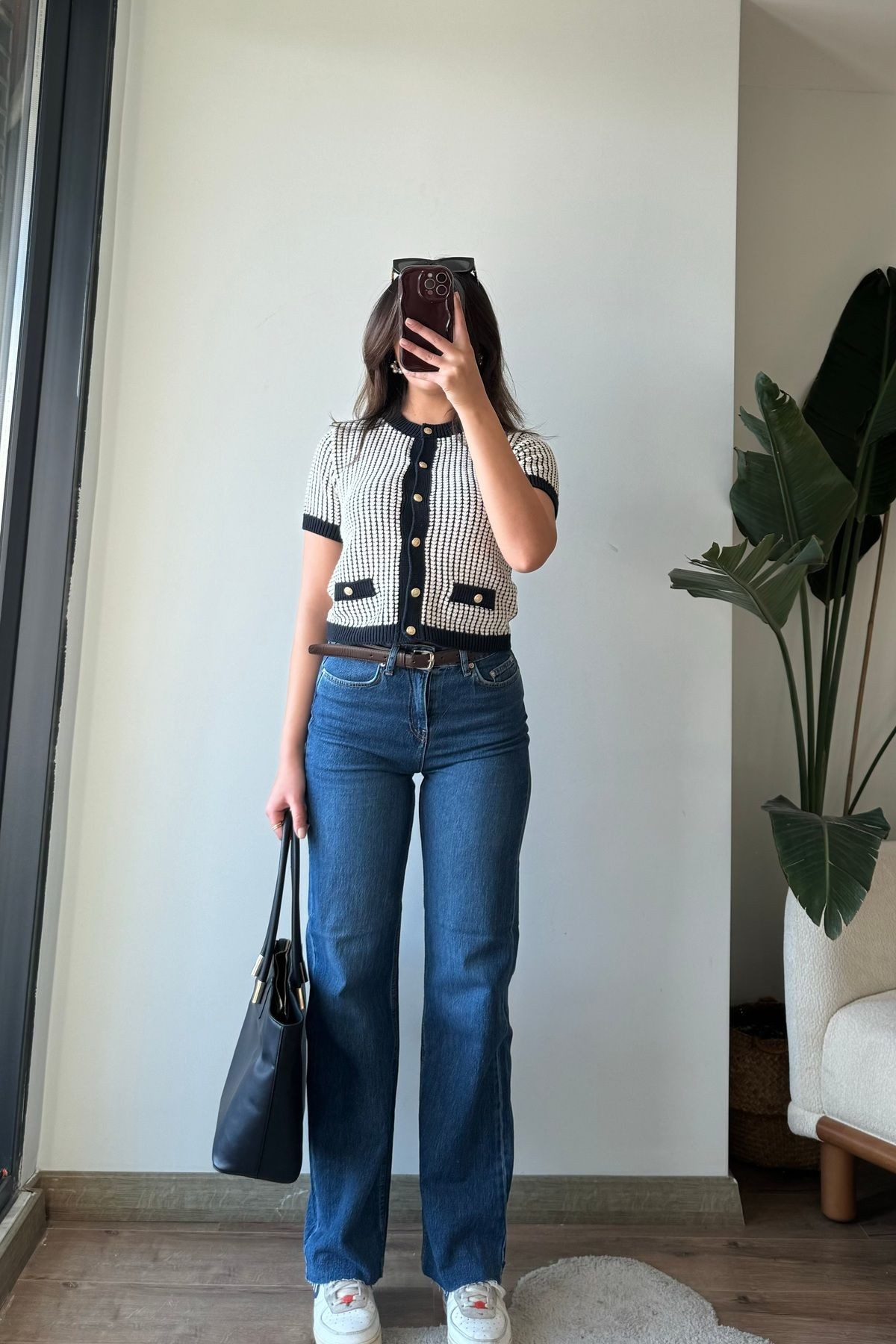 Koyu Mavi Straight Jean