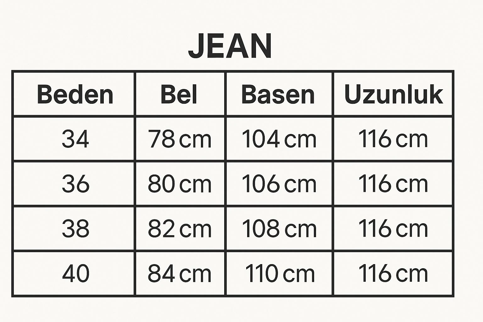 Yüksek Bel Düz Paça Jean