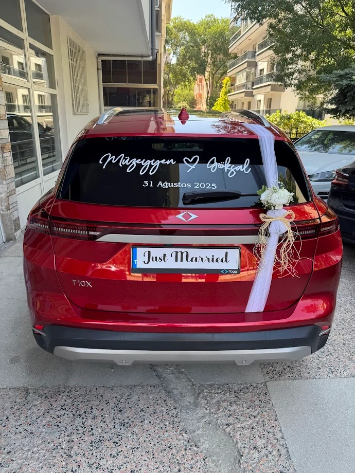 Beyaz Lisyantus - Gelin Arabası Süsleme Hizmeti - 101