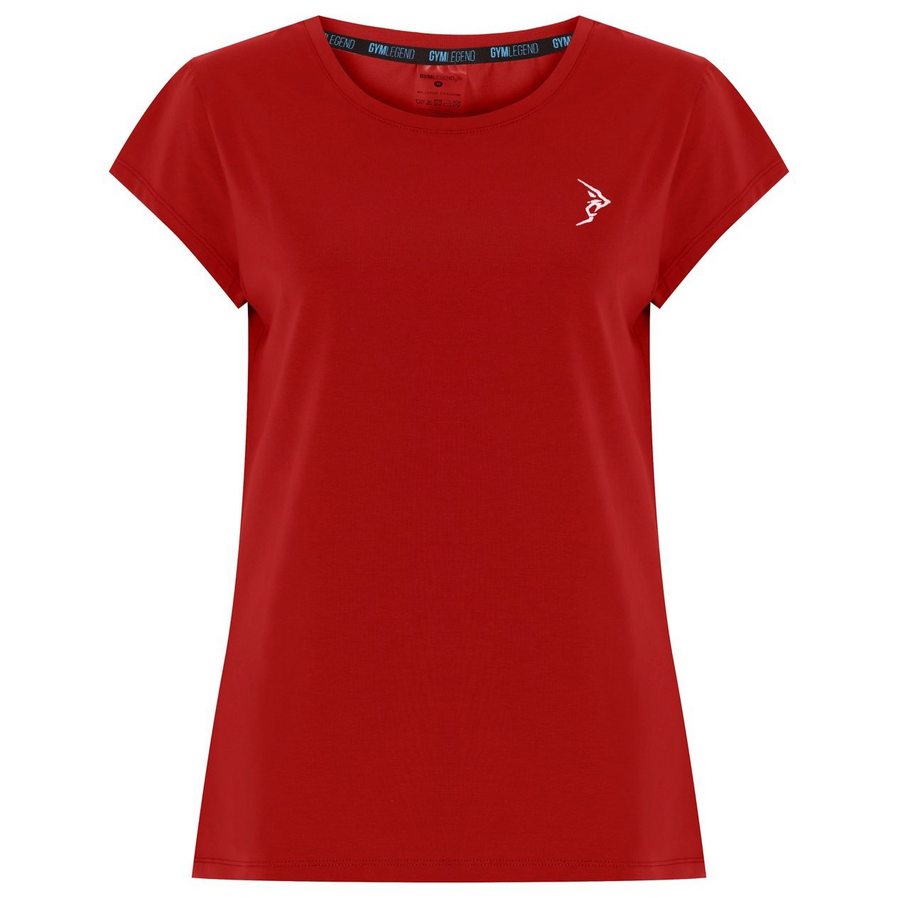 Kadın Koyu Kırmızı Süprem Kısa Kollu Basic Tişört
