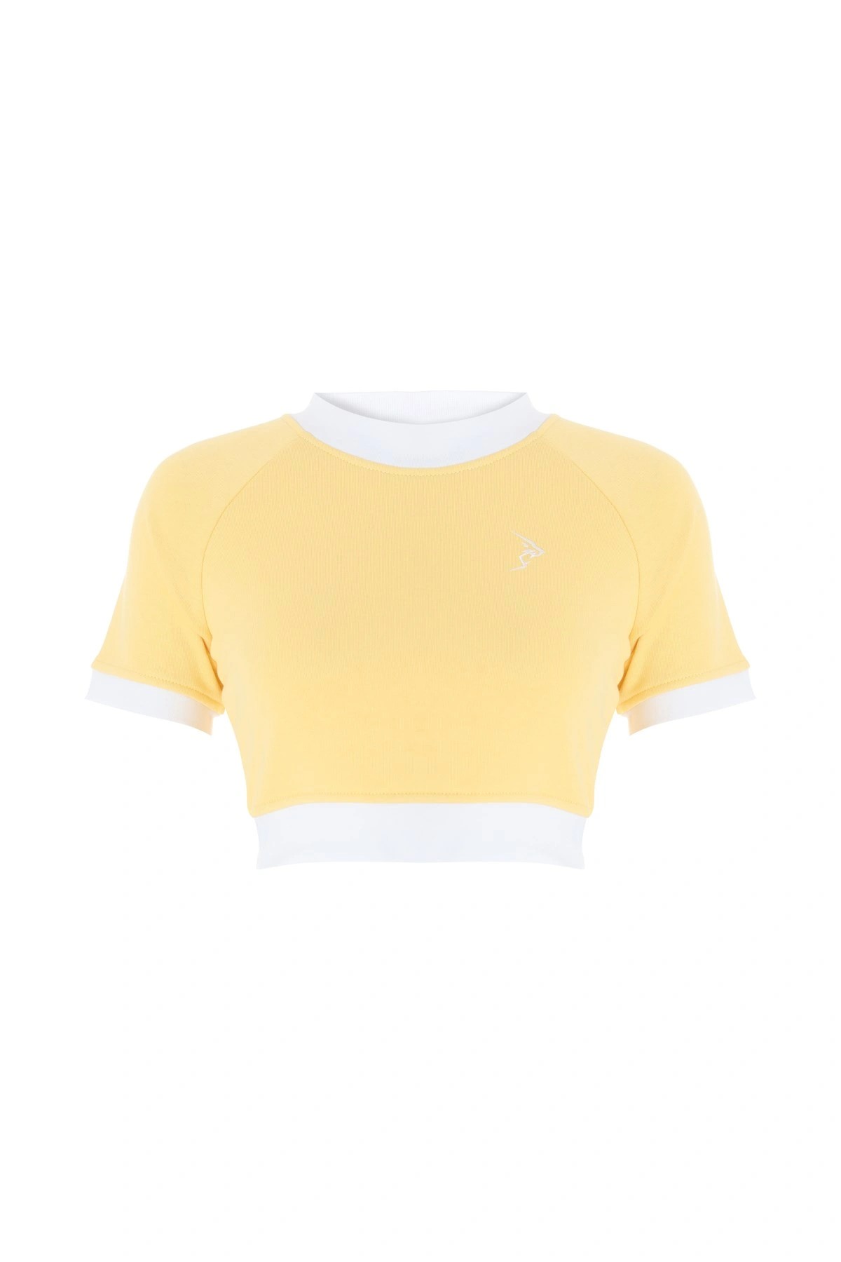 Myrina Kadın Koyu Sarı Kısa Sweatshirt