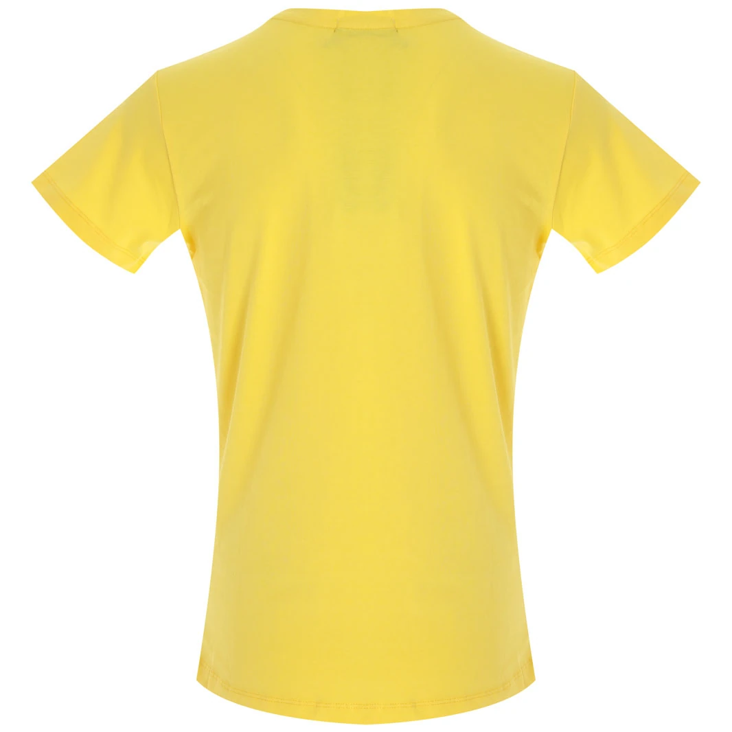 Erkek Sarı Süprem Kısa Kollu Basic Tişört