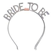 BRIDE TO BE TAŞLI METAL TAC GÜMÜŞ