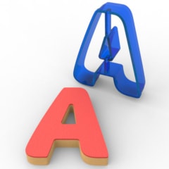 KURABİYE KALIPLARI HARF