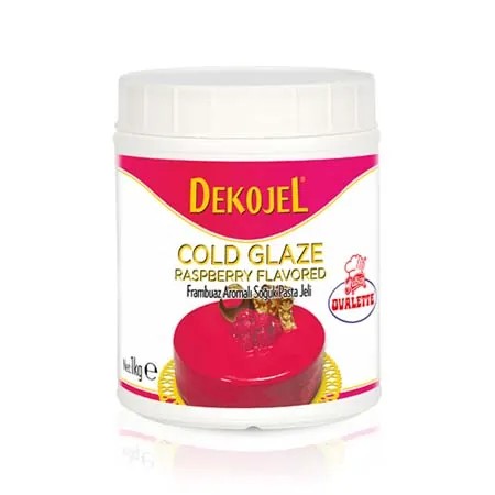 Ovalette Soğuk Pasta Jeli (Jöle) Frambuaz 1 Kg