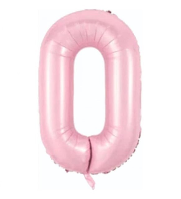 Pembe Folyo Balon Rakam 34 inç