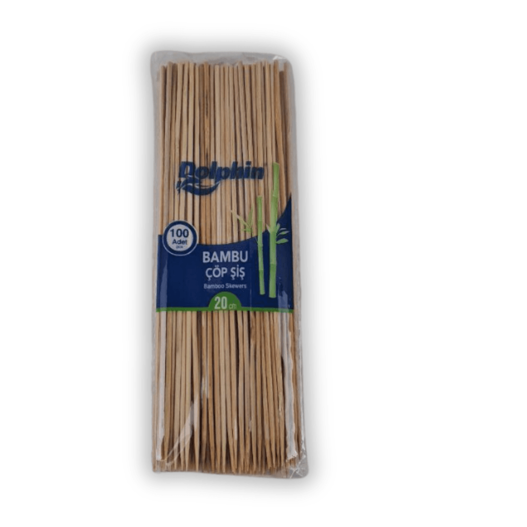BAMBU ÇÖP ŞİŞ 100 ADET 20 CM
