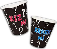 8LI KARTON BARDAK CİNSİYET 8 OZ