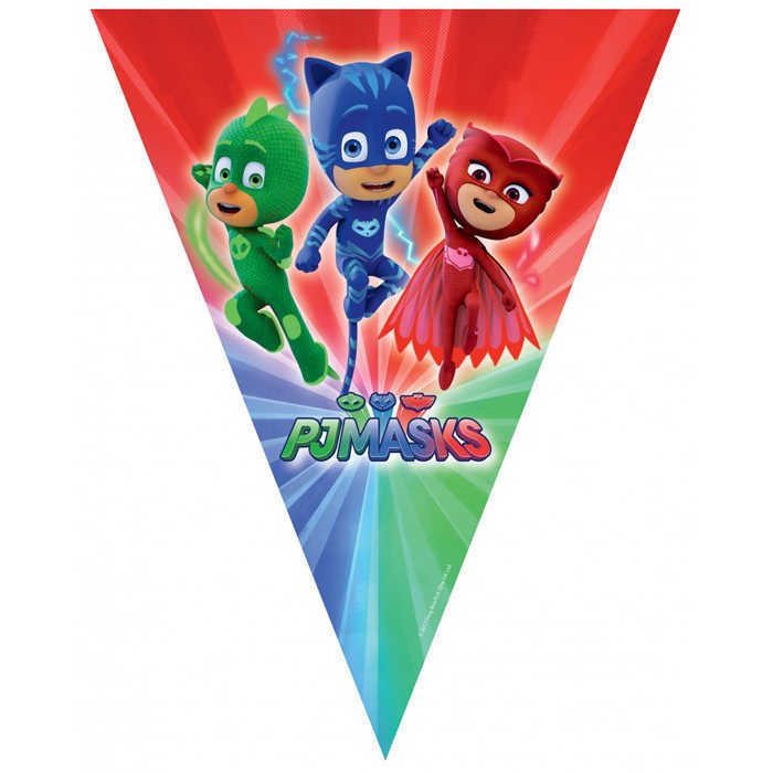 B.E LISANSLI PJ MASKS BAYRAK SET