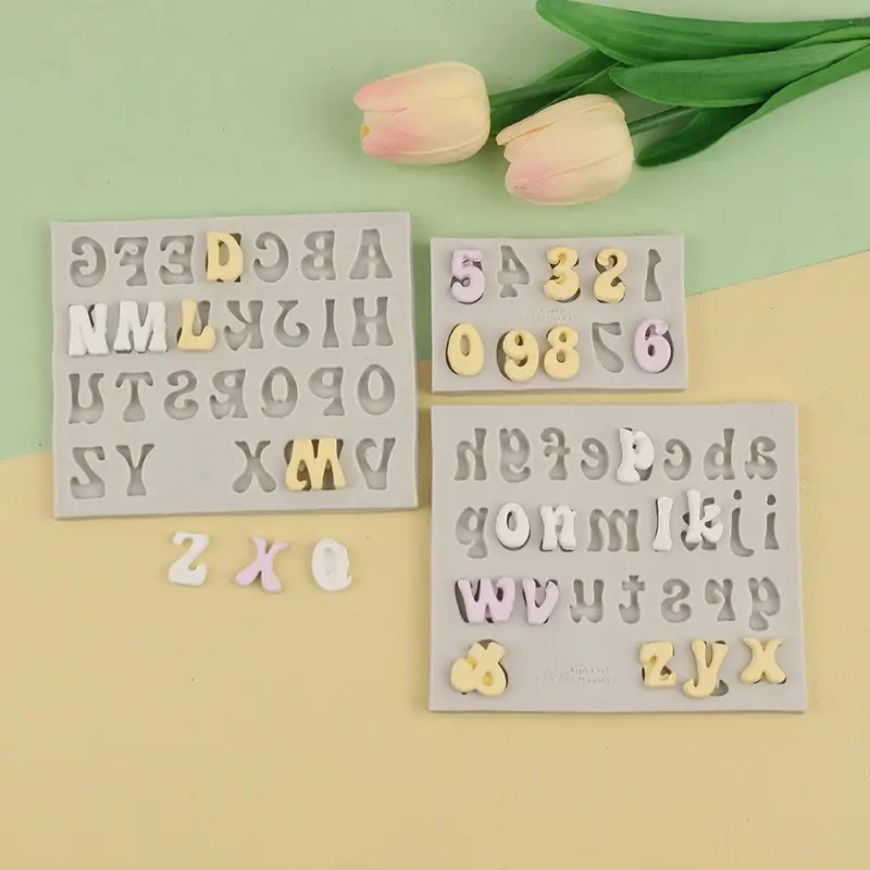 Silikon Yazı Kalıbı 3'lü Set