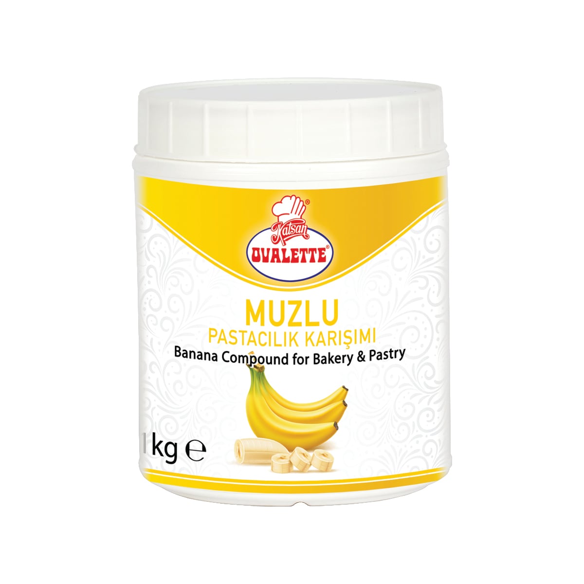 OVALETTE MUZ AROMALI PASTACILIK KARIŞIMI 1 kg