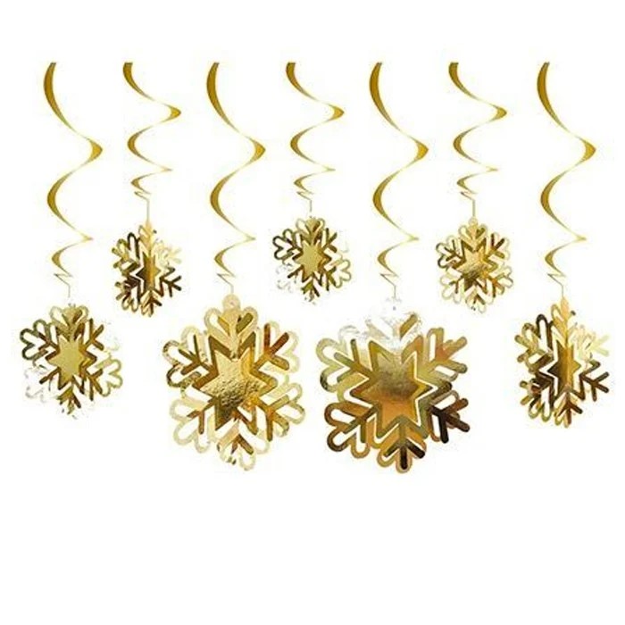 3D TAVAN SÜS KARTANESİ GOLD 10'LU