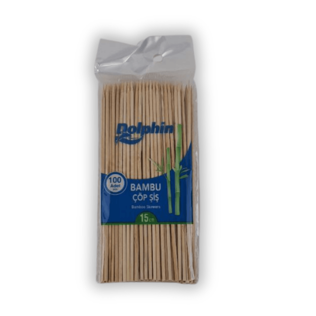 BAMBU ÇÖP ŞİŞ 100 ADET 15 CM