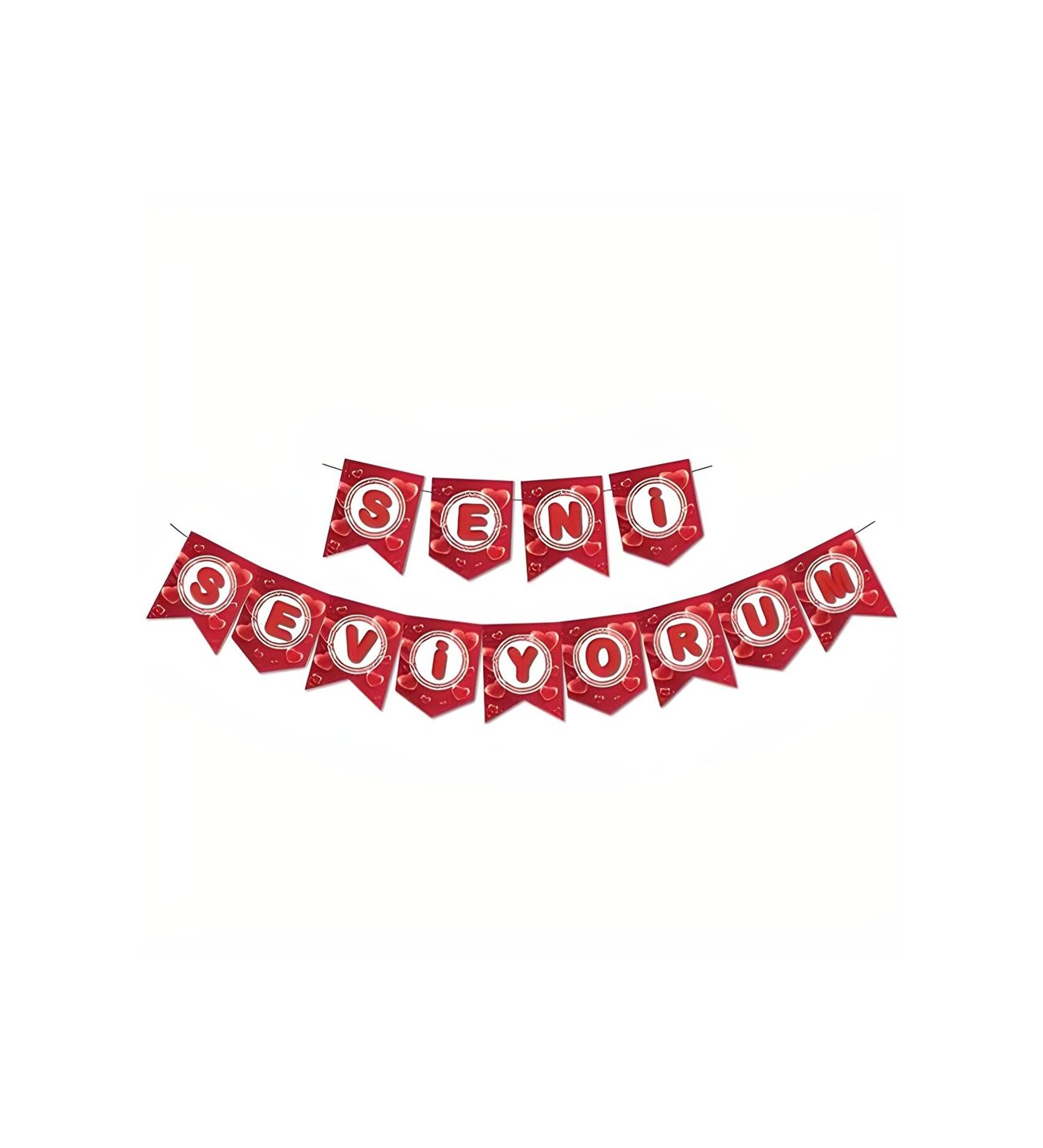 SENİ SEVİYORUM ZİKZAK BANNER