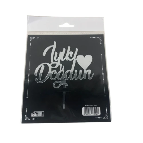 PLEKSİ İYİ Kİ DOĞDUN GÜMÜŞ