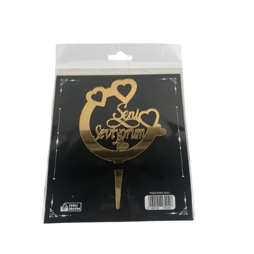 PLEKSİ SENİ SEVİYORUM GOLD