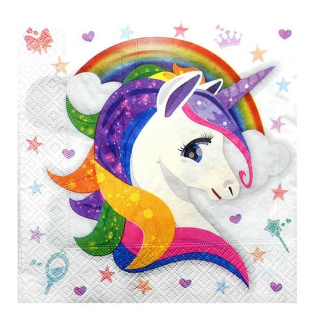 B.E LİSANSLI RAİNBOW UNİCORN PEÇETE