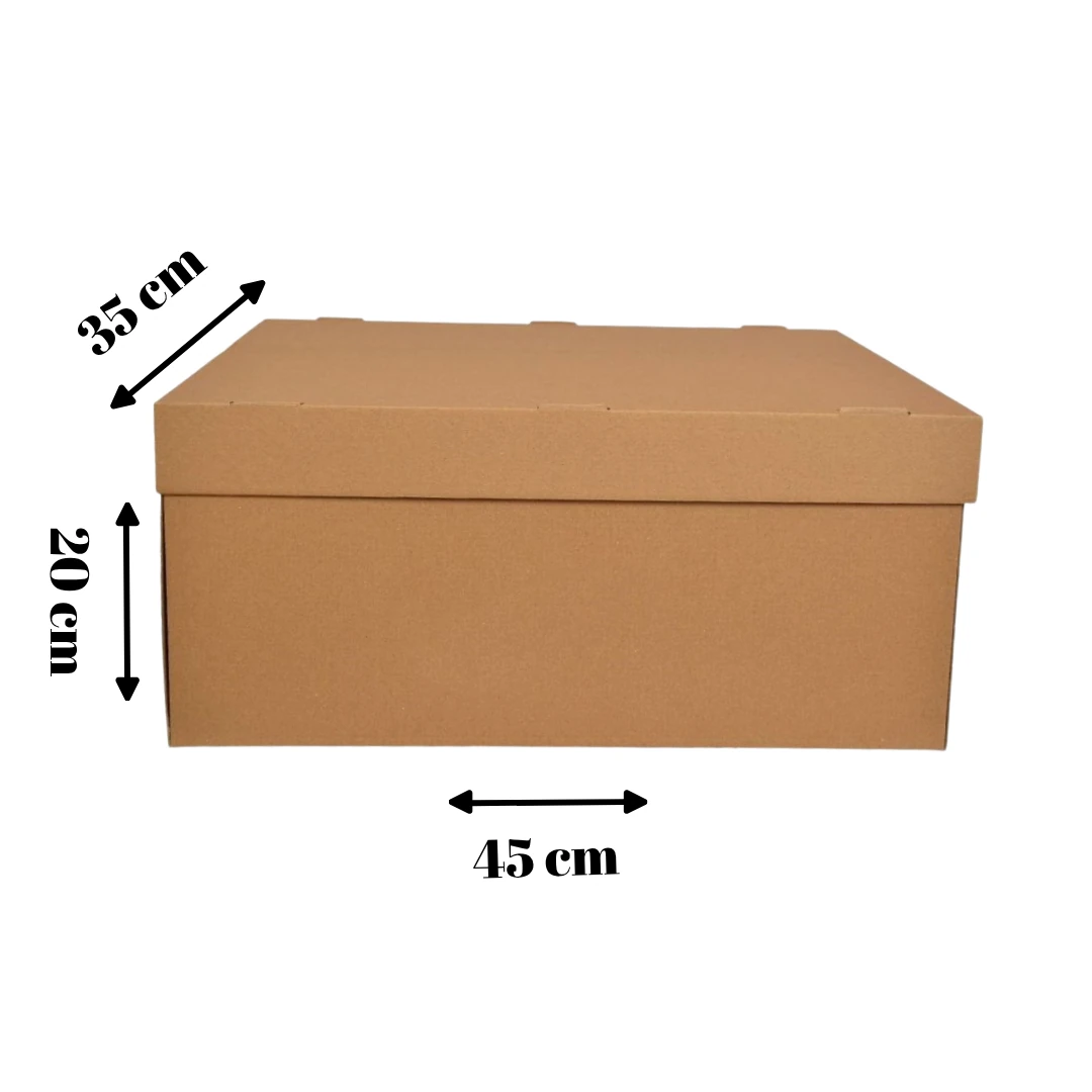 KRAFT PASTA KUTUSU 45x35x20 CM 5 Adet 