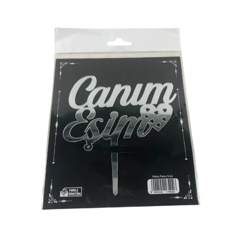 PLEKSİ CANIM EŞİM GÜMÜŞ