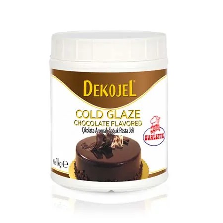 Ovalette Soğuk Pasta Jeli (Jöle) Çikolata 1 Kg