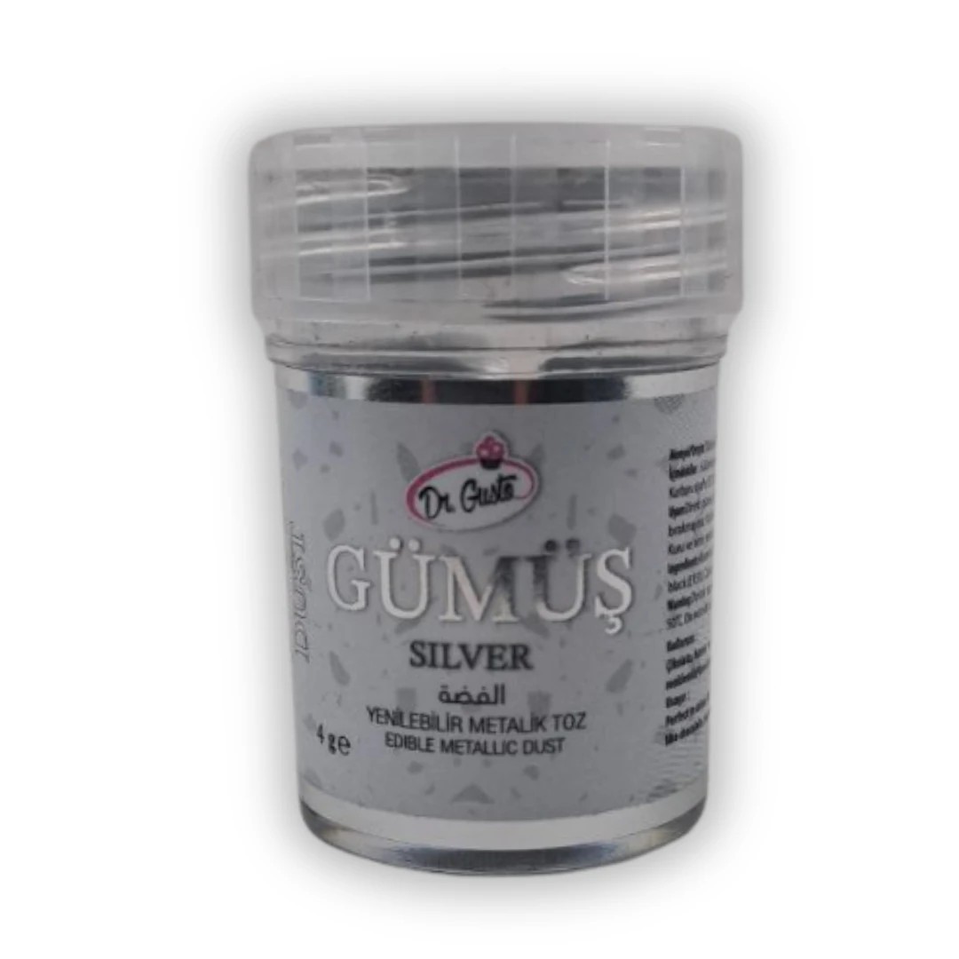 DR GUSTO YENİLEBİLİR METALİK TOZ  4 GR