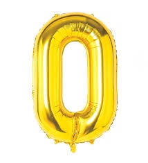 Gold Folyo Balon Rakam 34 inç