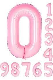 Pembe Folyo Balon Rakam 34 inç
