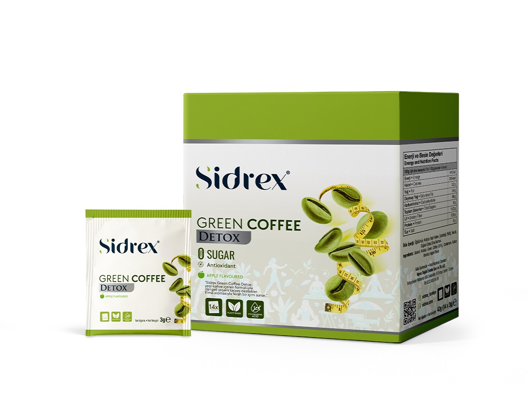 Green Coffee Detox | Bitkisel Destek Yeşil Kahve 