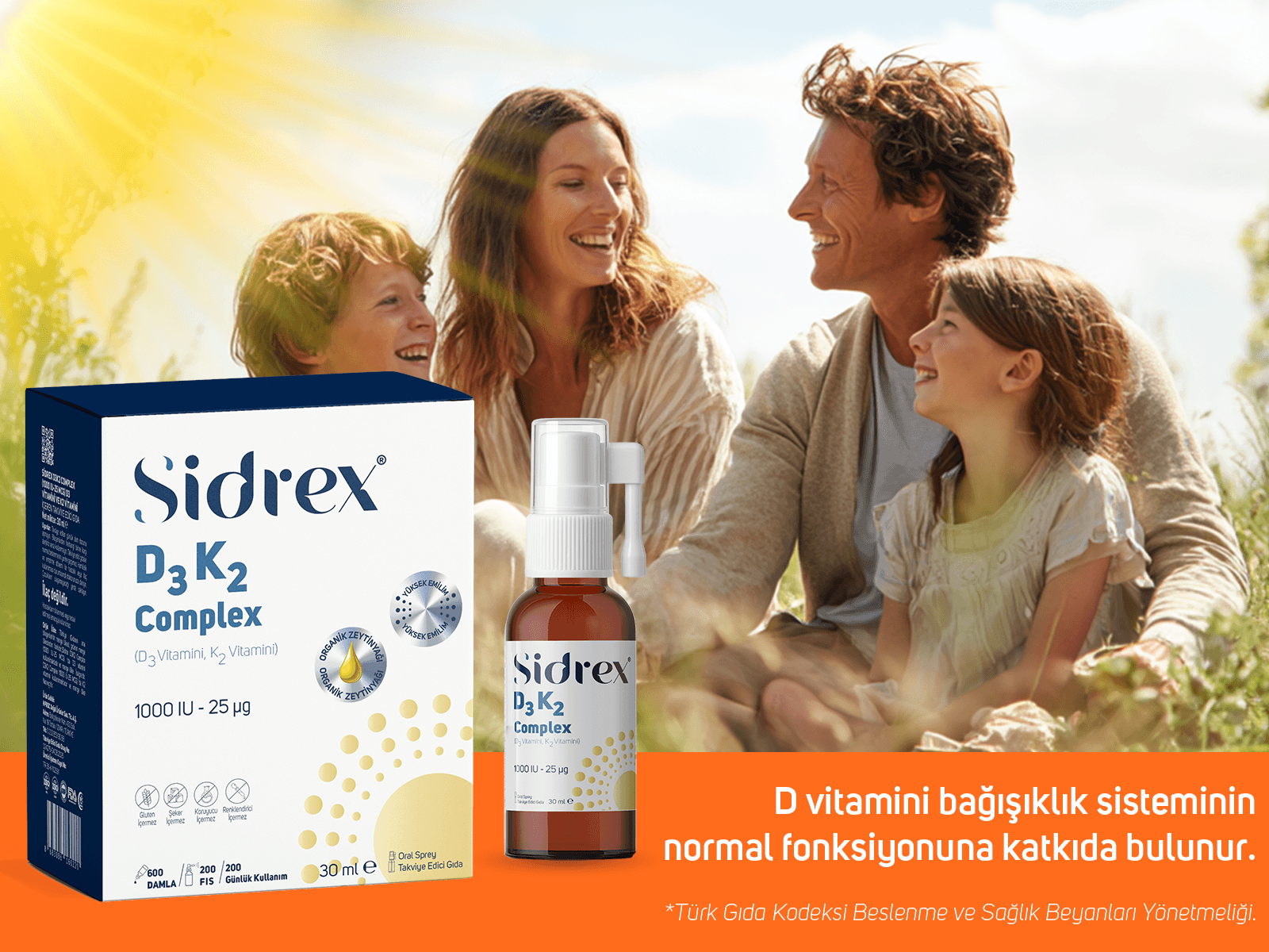 Vitamin D3K2 Complex | Takviye Edici Gıda