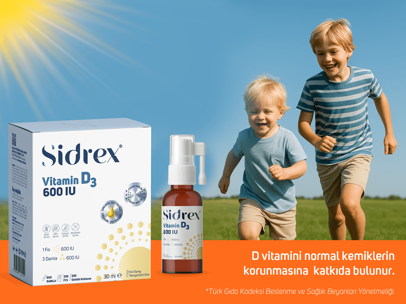 Vitamin D3 Oral Sprey 600 IU