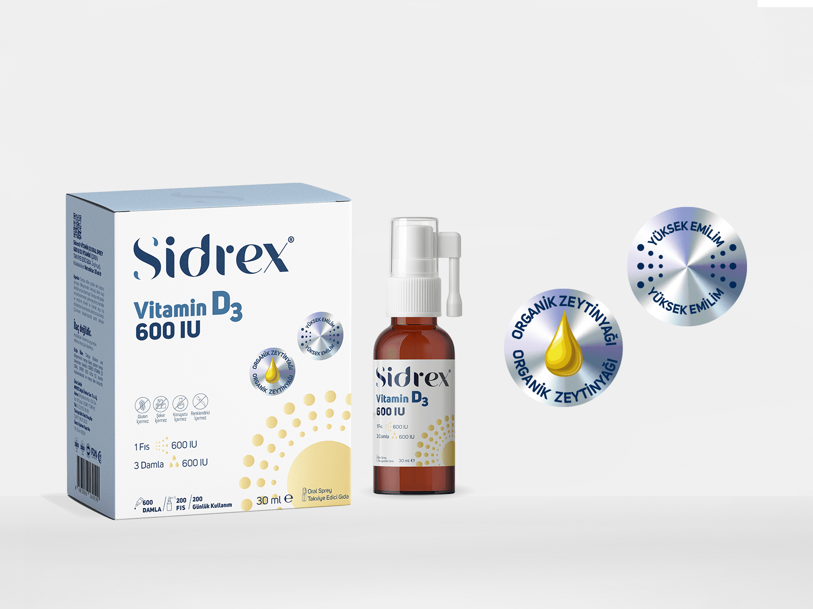 Vitamin D3 Oral Sprey 600 IU