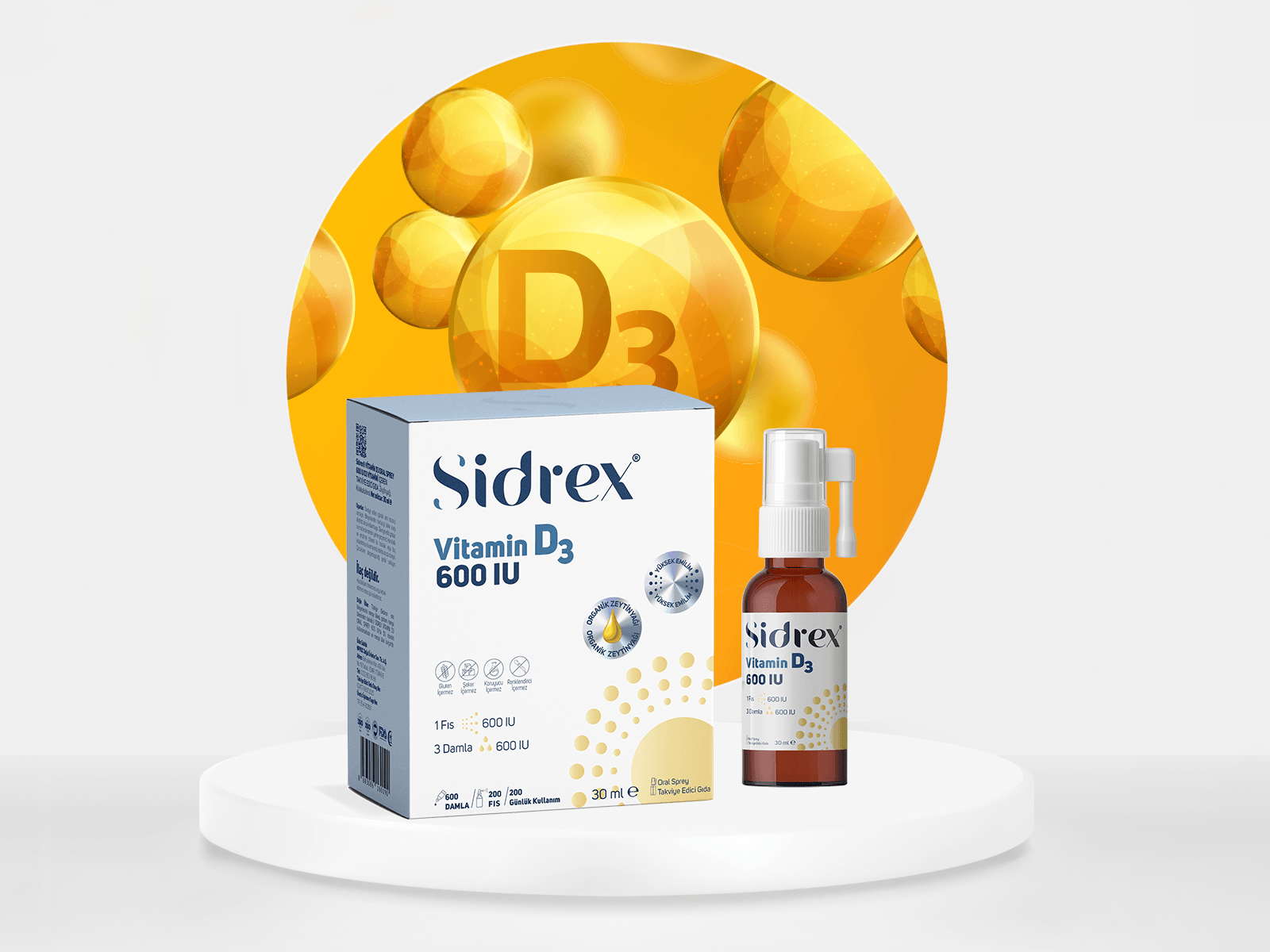 Vitamin D3 Oral Sprey 600 IU