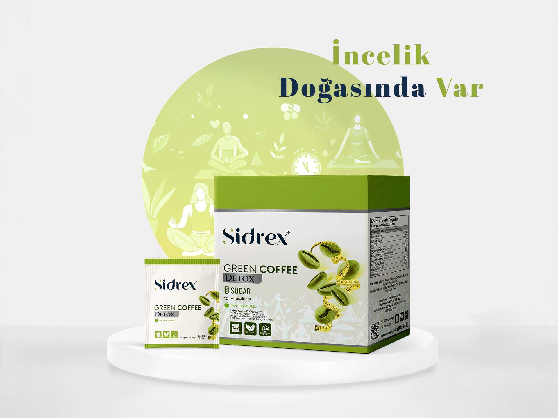 Green Coffee Detox | Bitkisel Destek Yeşil Kahve 