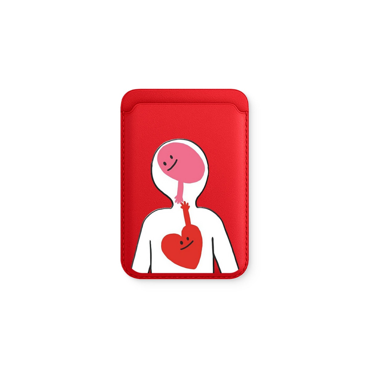 Brain Love Deri - Magsafe Kartlık