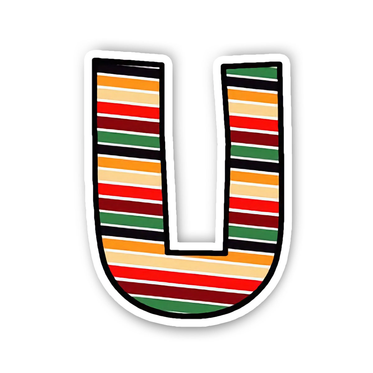 Letter U