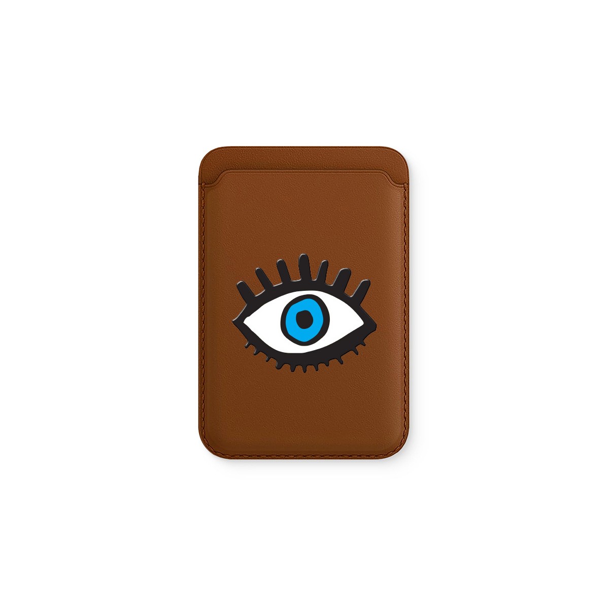 Evil Eyes II Deri - Magsafe Kartlık